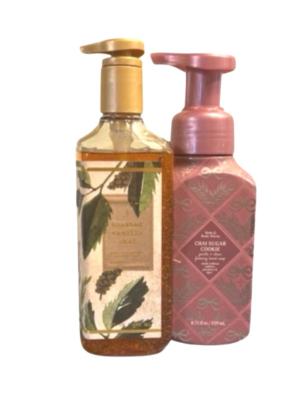 Toasted Vanilla Chai Hand Soap and Chai Sugar Cookie Hand Soap Set